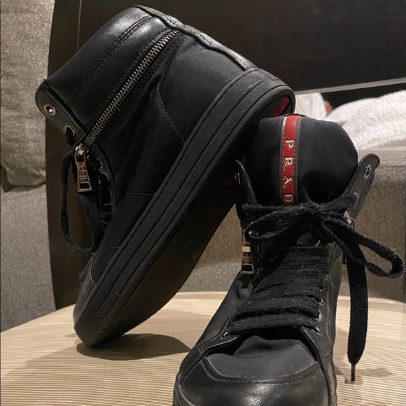 BLACK PRADA SNEAKERS - Picture 3 of 6